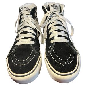 Vans Sk8-Hi Checkerboard Black/White Shoe Men’s Size 6.5 Women’s Size 8, 721454